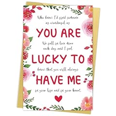 You Are Lucky to Have Me