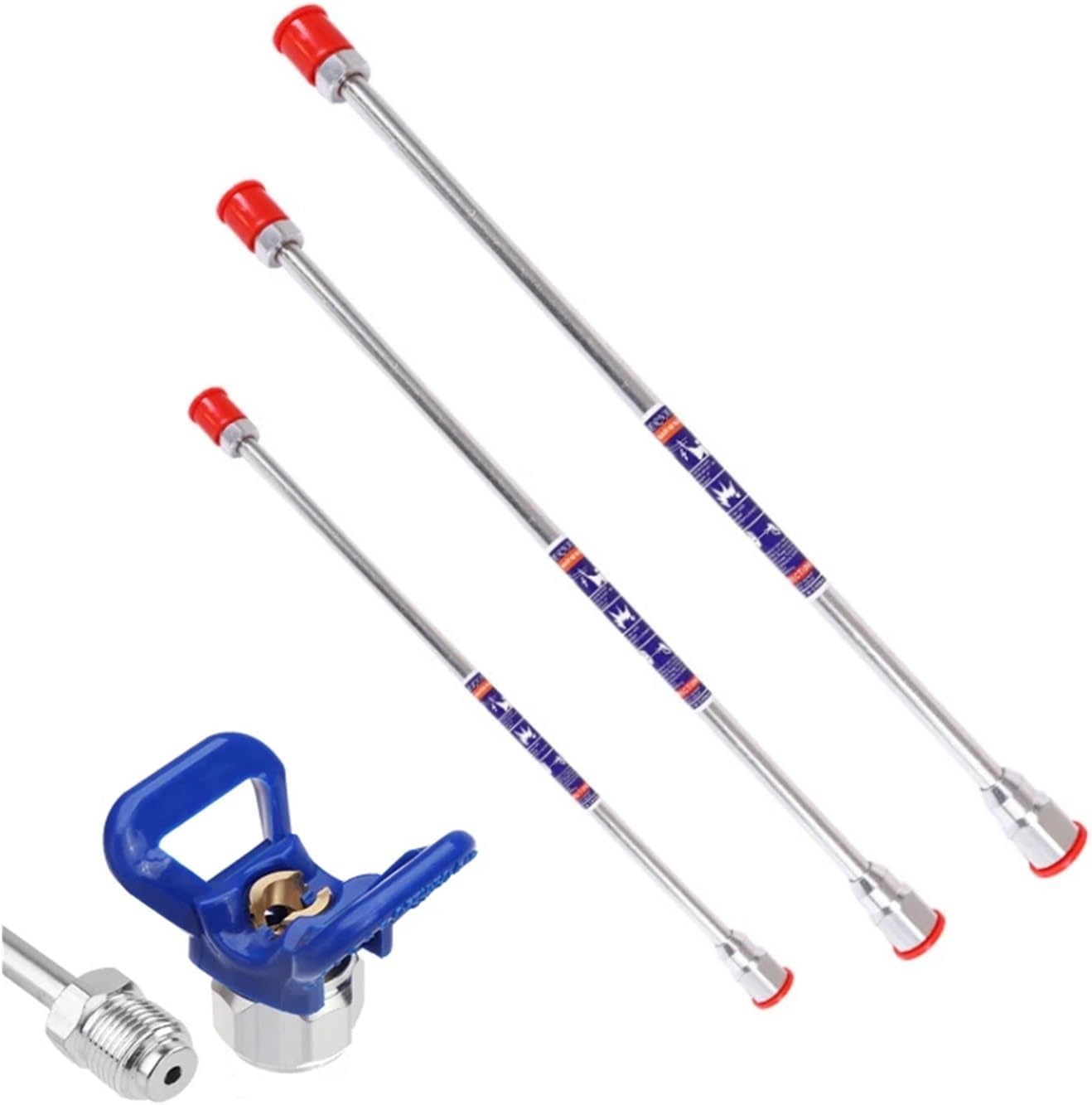 Paint Sprayer, 20cm/30cm/50cm For Airless Paint Sprayer Tip Extension Pole Spray Tool Gun Parts,Durable Construction(30mm)