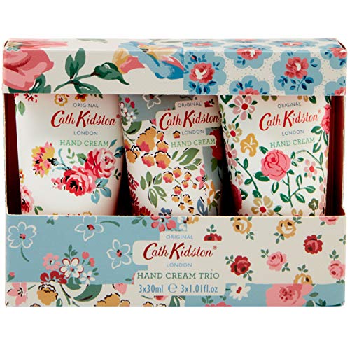 Cath Kidston Cottage Patchwork Hand Cream Trio Gift Box Travel Size, 3 x 30 ml