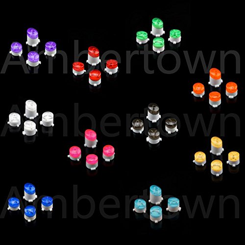 Image of Bullet Buttons ABXY Mod Kit Levers Joystick For Xbox One S Slim Elite Controll Replacement (Clear Purple)