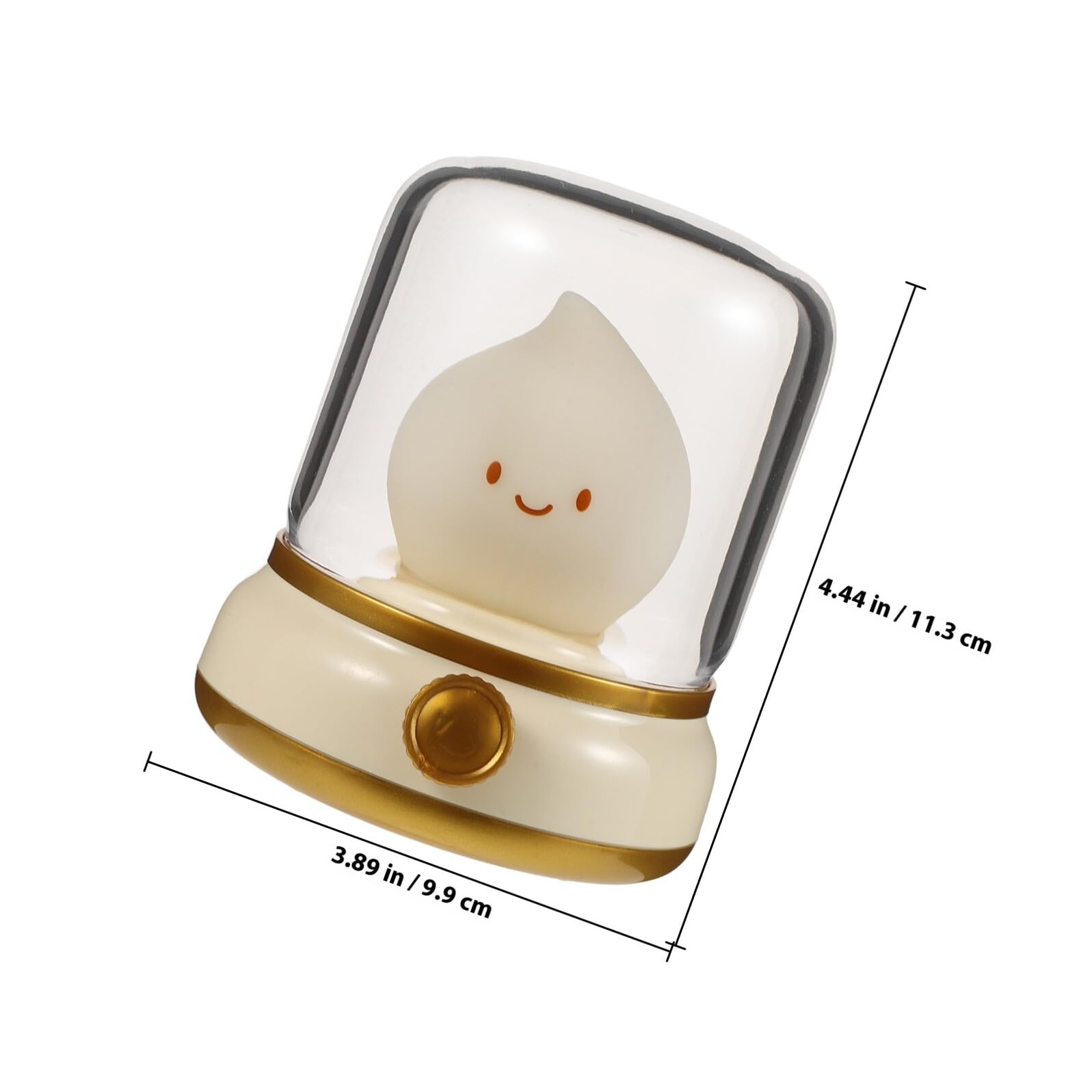Abaodam Luce da Notte Portatile Lampada Dimmerabile Sicura a Forma di Fantasma in Plastica per Bambina la Stanza da Dormire la Lettura