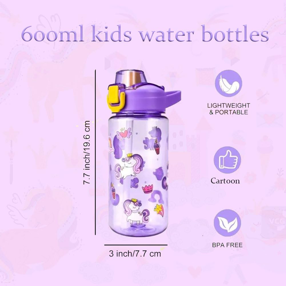Gourde Enfant Avec Paille 1000-1500ML - Bouteille D'eau Étudiante En