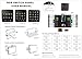 16-Gang Electronic Switch Panel, Control Panel, 12V, LED Indicators, Remote Control, Automotive Aluminum Pod Toggle Momentary Pulsed Switch Panel for Truck Offroad Car