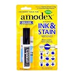 AMODEX Ink & Stain Remover Traveler 0.5oz Bottle with Built-in Brush