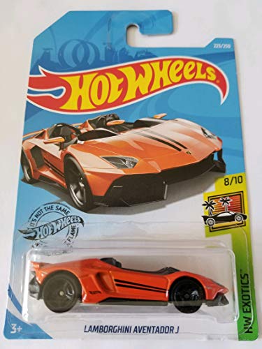 Hot Wheels 2019 Hw Exotics - Lamborghini Aventador J, Orange 223/250 Connecticut 