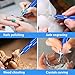 FOLAI USB Rechargeable Engraving Pen - Versatile Customizer Engraver Tool for Jewelry, Wood, Metal,Plastic,Glass,Stone,Manicure & More -Portable, Ideal for DIYers (Blue)