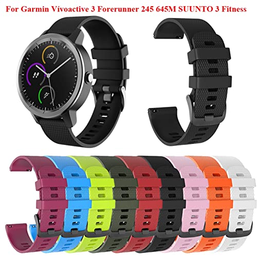 Bracelet montre Garmin Forerunner 645M souple anti-irritation - 2