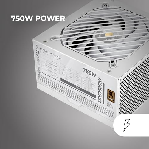 MPB750SI, Alimentatore PC ATX 750W, 7 Anni di Garanzia, 80Plus Bronze 230V, 90% di Efficienza, Ventola SI Extreme Silence con Nucleo in Rame, Tecnologie AI2-RPM, DC-DC e SMD, Bianco - Alimentatore - Immagine 3