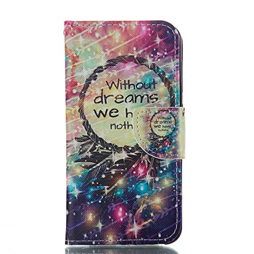 nancen - Carcasa para BQ Aquaris X5 (5.0 pulgadas), serie Mignon funda funda de piel sintética Bookstyle Flip Cover Wallet Billetera Carcasa de Protección...