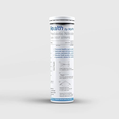 Miniatura 6 de MyFitStrip - Tira de prueba de pH y prebióticos - Rastrea y controla la alcalinidad de la saliva y el prebiótico para un microbioma oral saludable,