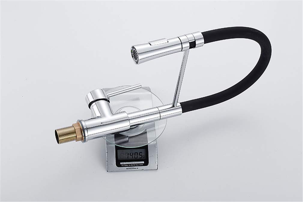 Cromo Con Led Grifos De Latón Para Cocina Grifería Monomando De Grifo Monomando Con Grifo Monomando De Cromo Con Aireador Montado En Cubierta, Cromo Sin Led