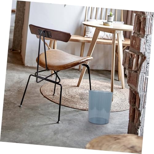 Caneca de basura azul mediana para papel y hogar miniatura 4