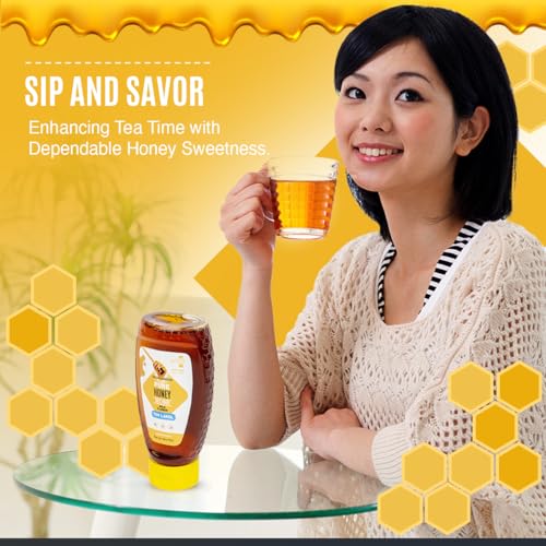 Honey Raw Dependable Food 16 oz botella exprimible miniatura 4