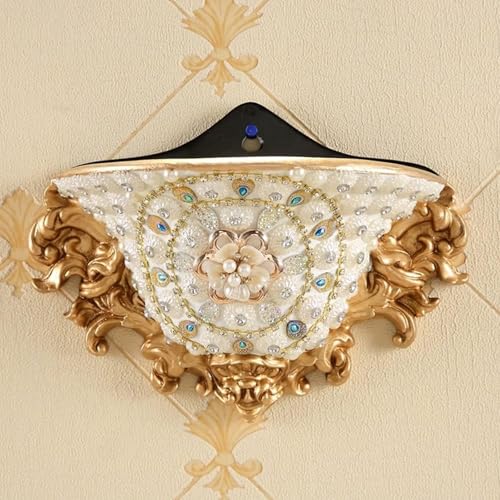 Vase mural rétro pour fleur séchée suspendue et décoration maison style ancien