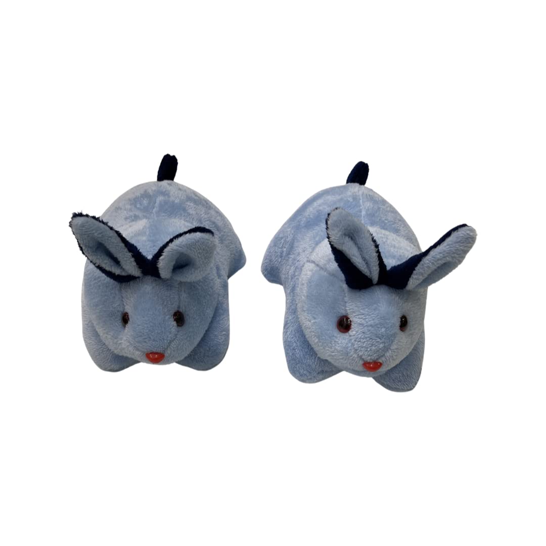PINKS & BLUES Full Sleeping 5 Piece Baby Bedding Set with 2 Rabbit Shape Side Pillows (0-30 Months) (Sky Navy) 2