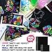 Scratch Art for Kids, Funtopia 100 Sheets Rainbow Scratch Paper, Black Scratch Off Paper Craft Kits, School Art Supplies Classroom Prizes Travel Toys Birthday Party Gifts, for Boys Girls ages 4-8 8-12