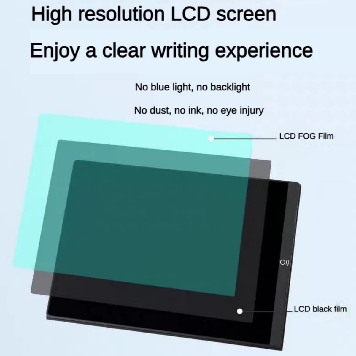 EMEBAY Tablette d'écriture LCD 11,5" Ultra Mince 3.2 mm Bloc-Notes numérique effaçable
