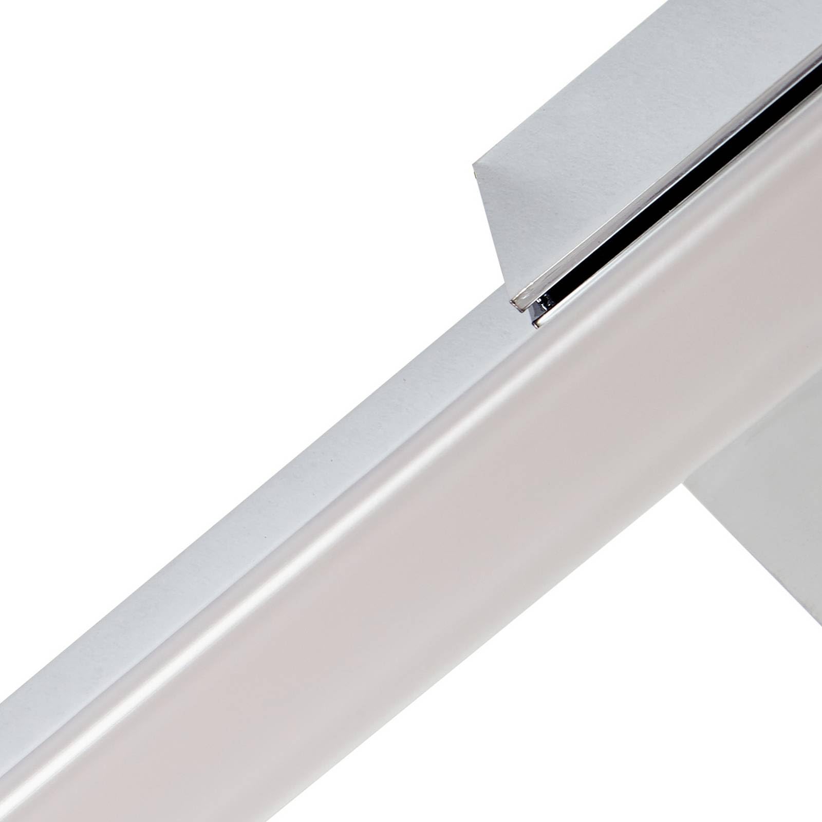 Lucande LED Wandleuchte, Wandlampe Bad Kivana (spritzwassergeschützt (Modern) in Chrom aus Aluminium (1 flammig) - Wandleuchten Spiegelleuchte Badezimmer Wandbeleuchtung Badezimmerleuchte
