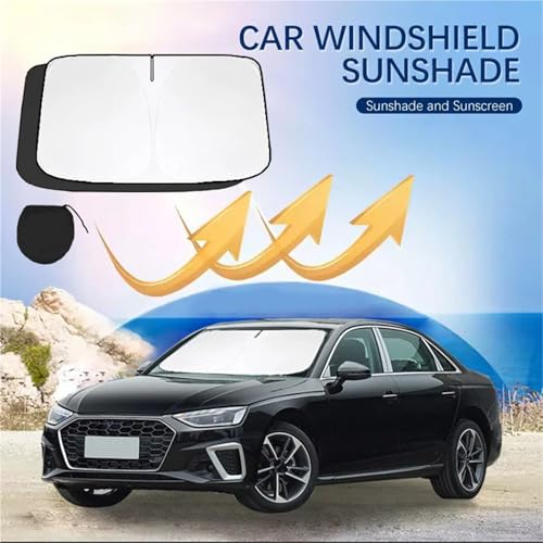Evite el calor en salpicadero con el parasol de parabrisas para Audi A4 2