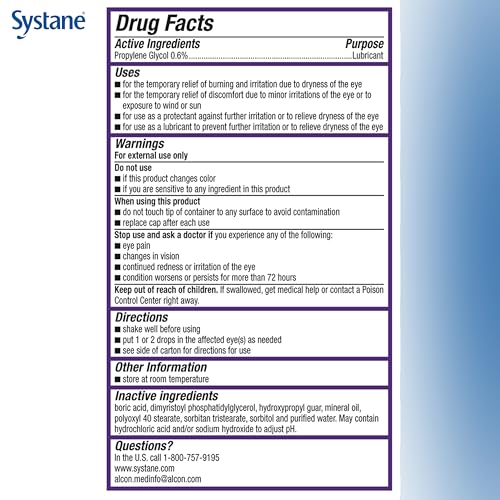 Systane Complete Preservative Free Dry Eye Drops, 0.34 Fl Oz, 2 Count - image 4