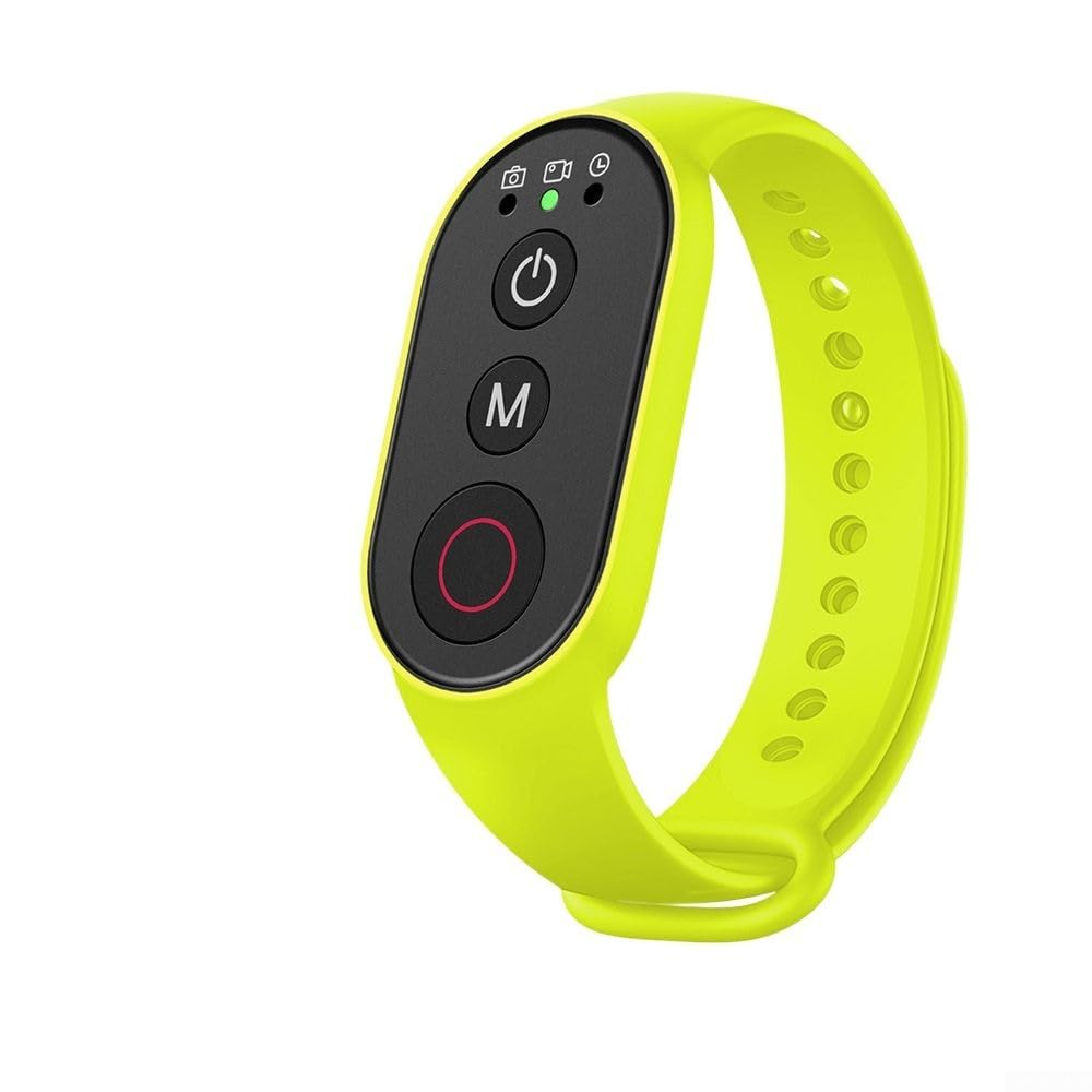 Télécommande Ring pour appareil photo DJI Action 6/5/4 – Pour Insta360 et Go Pro – Déclencheur à distance sans fil pour randonnée, vélo, sports de plein air, photographie (noir)