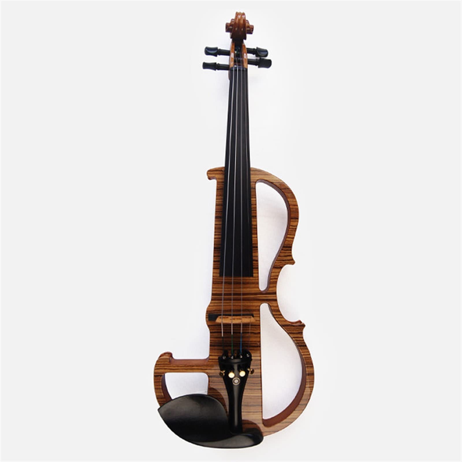 Violino Elettrico 4/4 Violino Artistico Fatto A Mano con Kit di Corde per Arco con Custodia in Ebano Violini per Studenti