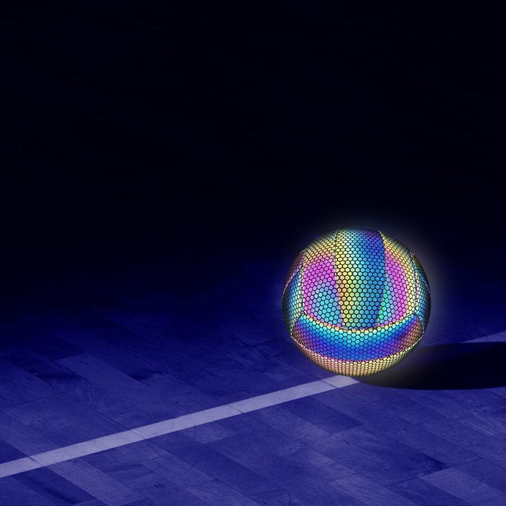 Pallavolo Riflettente Luminosa Pallavolo Olografica Che Si Illumina al Buio per
