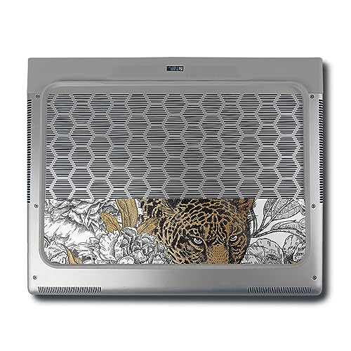 Image of MightySkins Glossy Glitter Skin Compatible With Alienware X16 R1 (2023) Full Wrap Kit - Bronzed Leopard | Protective Durable High-Gloss Glitter Finish | Easy To Apply & Change Styles | Made in the USA