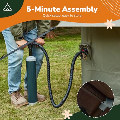 Carpa Inflable EROMMY para 8 Personas 13x10 FT 4 Temporadas miniatura 5