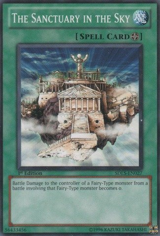 Yu-Gi-Oh! - The Sanctuary in The Sky (SDLS-EN027) - Structure Deck: Lost Sanctuary - 1st Edition - Common