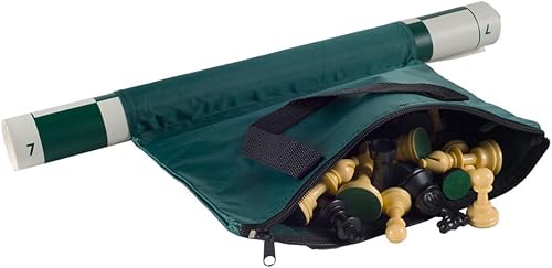 Miniatura 2 de Wholesale Chess Juego de ajedrez de calidad para principiantes - Tablero y bolsa de ajedrez verde bosque