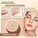 2P Mushroom Head Air Cushion CC Cream Foundation,Moisturizing Non-Greasy BB Cream and Makeup Sponge,Longlasting Matte Concealer Full Coverage Face Makeup Liquid Foundation for All Skin Types(Natural)A