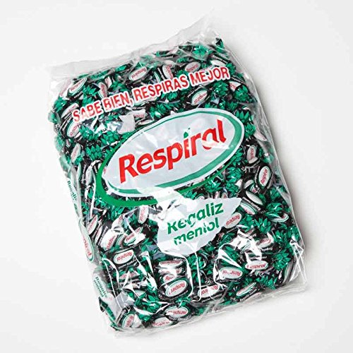 Caramelos respiral regaliz kg.