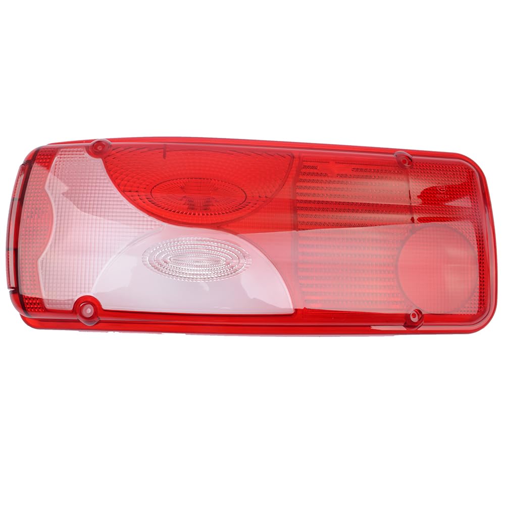 TWMC Rear Left Tail Light Lens For VW Crafter Chassis Cab (2006-2016) – Red & Warm White