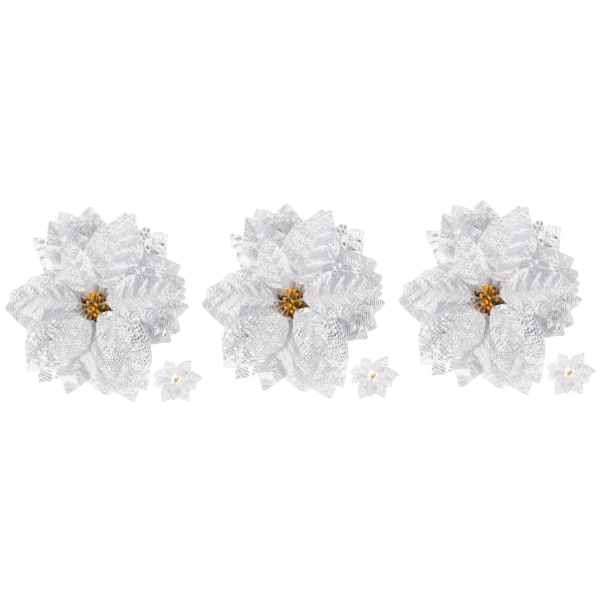 Zerodeko 84stücke Teiliges Künstliche Weihnachtssterne Farbige Poinsettia Blumen Für Weihnachtsbaum Türkranz Und Festliche Dekoration Lebensecht Und Langlebig Für Weihnachtszeit