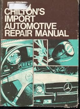 Hardcover Chilton's Import Automotive Repair Manual Book