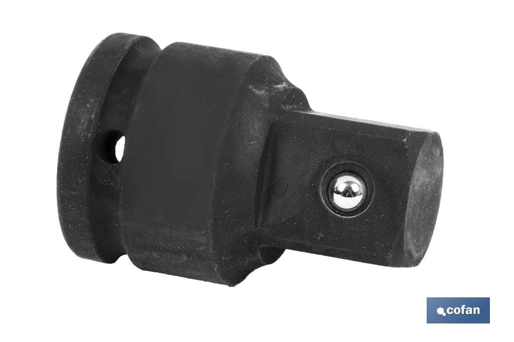 SIO Reductor de Impacto 1" Hembra a 3/4" Macho para Llaves de Vaso – Adaptador CR-MO para Herramientas de Impacto – Conversor Profesional para Carraca, Pistola y Taller Mecánico