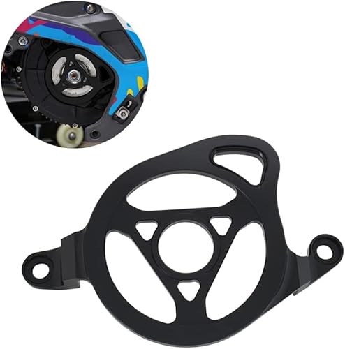 Jfg Racing Surron Engine Case Saver Cover,Sur Ron Pulley Guard Decorative Sprocket Cover For Electric Dirt Bike Sur-Ron/Surron/Sur Ron S/Sur Ron X/Sur Ron L1E/X160/X260 - Black #TOP16
