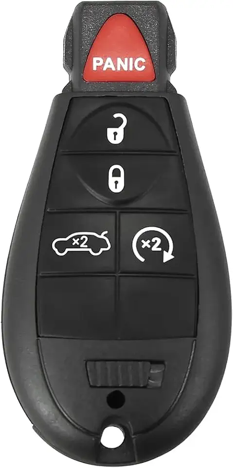 YSK Key Fob Replacements with ship for Dodge Challenger 2008-2014, Jeep Grand Cherokee 2008-2013 , Durango, Charger, Chrysler 300, Keyless Entry Remote Control (4BT 433 Mhz for Gulf country)