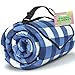TigeJoy Extra Large Picnic Blanket Waterproof Foldable 80''x80'', Outdoor Picnic Mat Beach Blanket Sandproof for Park, Grass, Travel, Hiking, Camping Essentials, Gingham Picnic Blanket