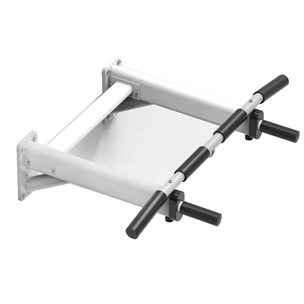 AYCDL Fitness Pull-up Bar Parallel Bar Household Horizontal Bar Sandbag Shelf Multifunctional Equipment Loading Weight 600kg,White-62x64x25cm