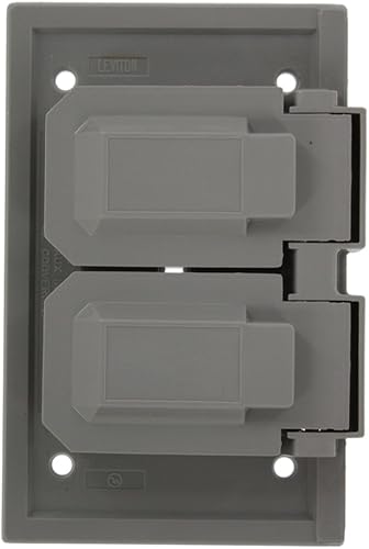 Leviton 4976-fs 1-Gang Duplex Gerät witterungsbeständig Cover, Thermoplast, für 