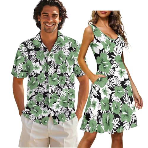 Chemises florales homme et robe bohème pour créer des souvenirs complices gravés