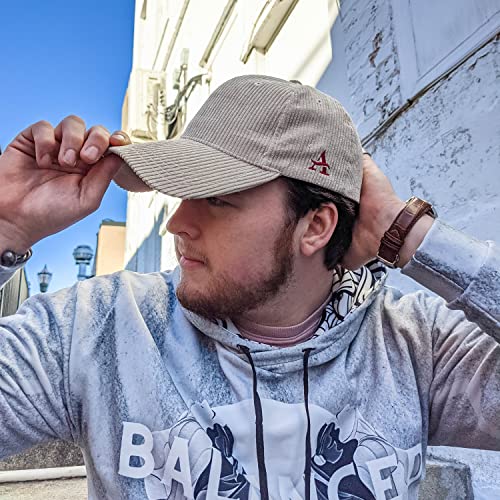 Atzi Corduroy Hat Men Baseball Cap Fathers Day Classic Casual Everyday Vintage Trendy Low Profile Prep Golf Fashion Stylish Mens Womens Dad 6 Panel Curved Visor Bucket Adjustable Strap Beige #TOP2