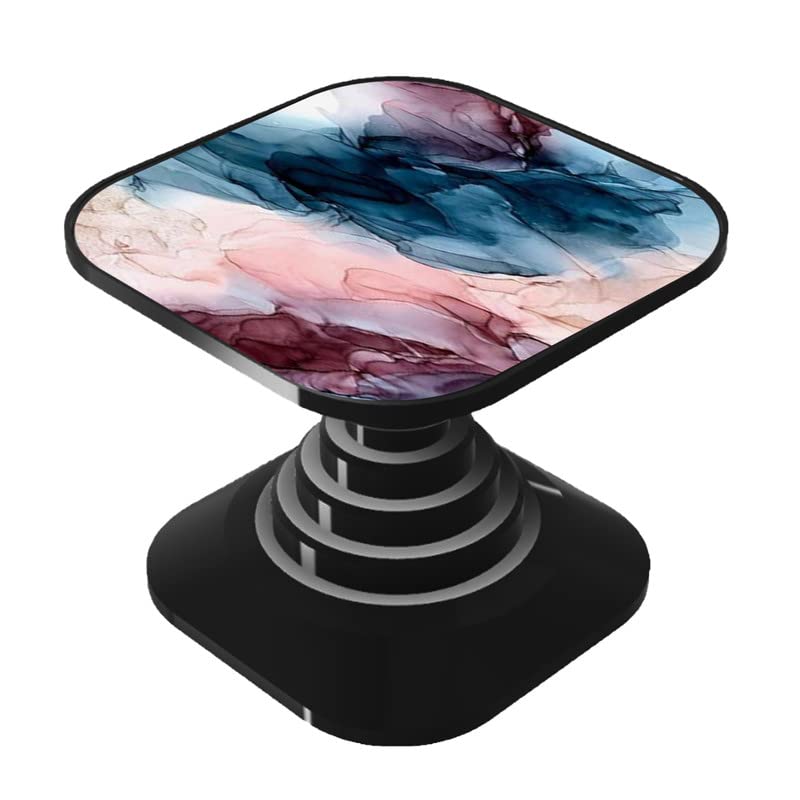 Dwellamor Mobile Holder Grip & Stand for Phones, Tablets, Finger Selfie Holder Matte Finish Socket 360 Degree Rotating Expanding Square Mobile Socket Grips for Smartphones Multi Marble [SHU11]-image-20