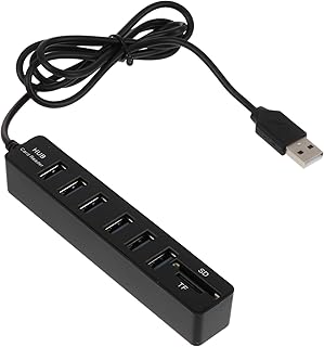UKCOCO Multi- Port USB Hub Computer USB Hub 1pc Data USB Hub USB Splitter Multi-Port USB Hub USB2.0 Data Hub for Office Home Portable Data Hub Multifunction Hub