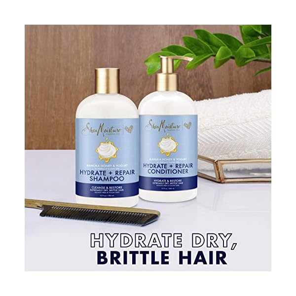 SheaMoisture-Hydrate-Repair-conditioner-For-Damaged-Hair-Manuka-Honey-Yogurt-Shea-Butter-Shampoo-and-Conditioner-13oz SheaMoisture Hydrate & Repair conditioner For Damaged Hair Manuka Honey & Yogurt Shea Butter Shampoo and Conditioner 13 Fl.oz