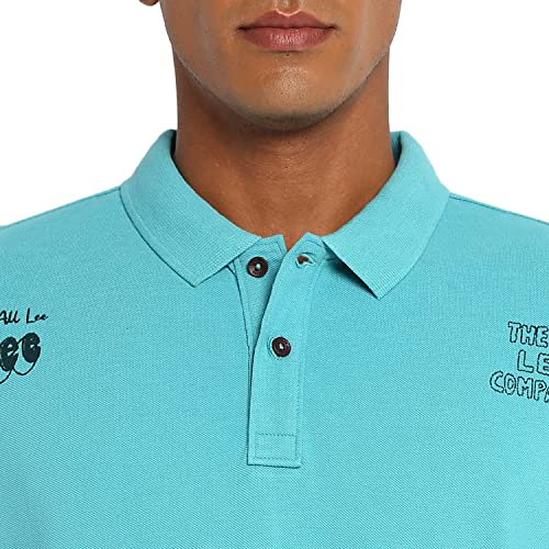 Image of Lee Men's Solid Regular Fit Tshirts