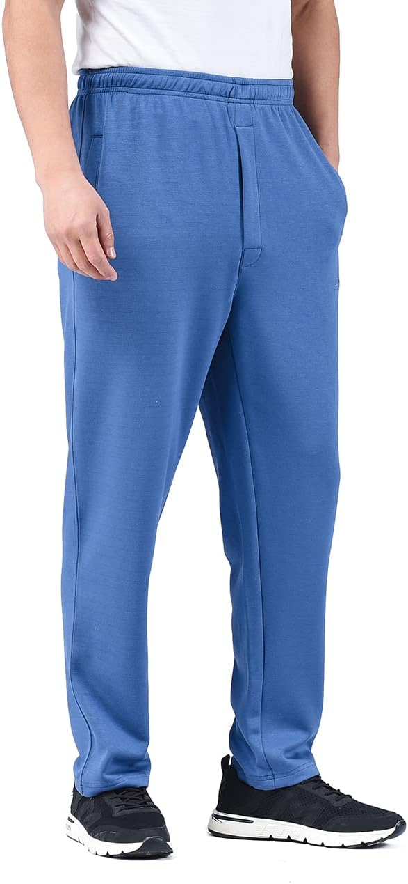 Zoulee New Men's Classic Drawstring-Waist Jogger Pants Sweatpants with Zipper Fly - Image 4