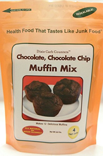 Dixie Carb Counters Chocolate, Chocolate Chip Muffin Mix - 6.8 oz